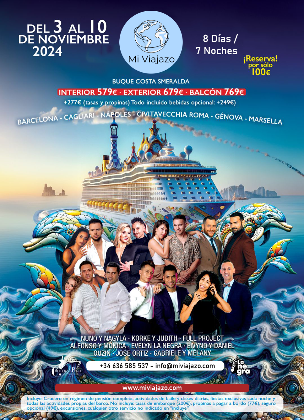 ¡Embárcate en el Crucero de Baile del&nbsp;Año!💃