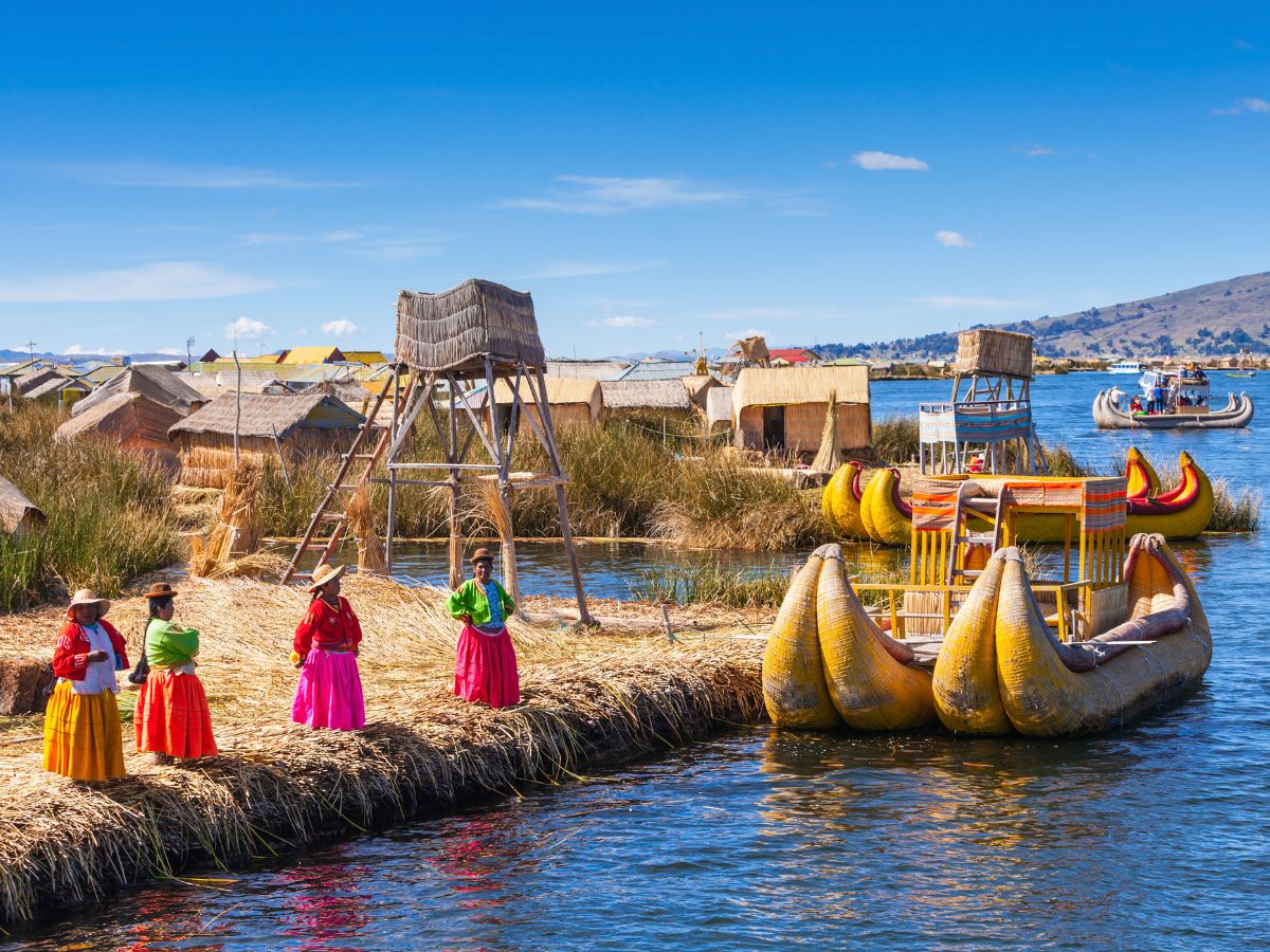 Barcas típicas de Bolivia