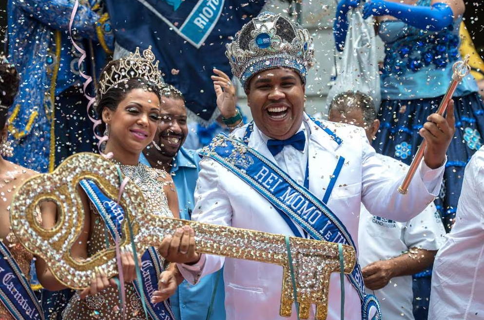 Rei Momo, recibe la llave Carnaval Rio de Janeiro