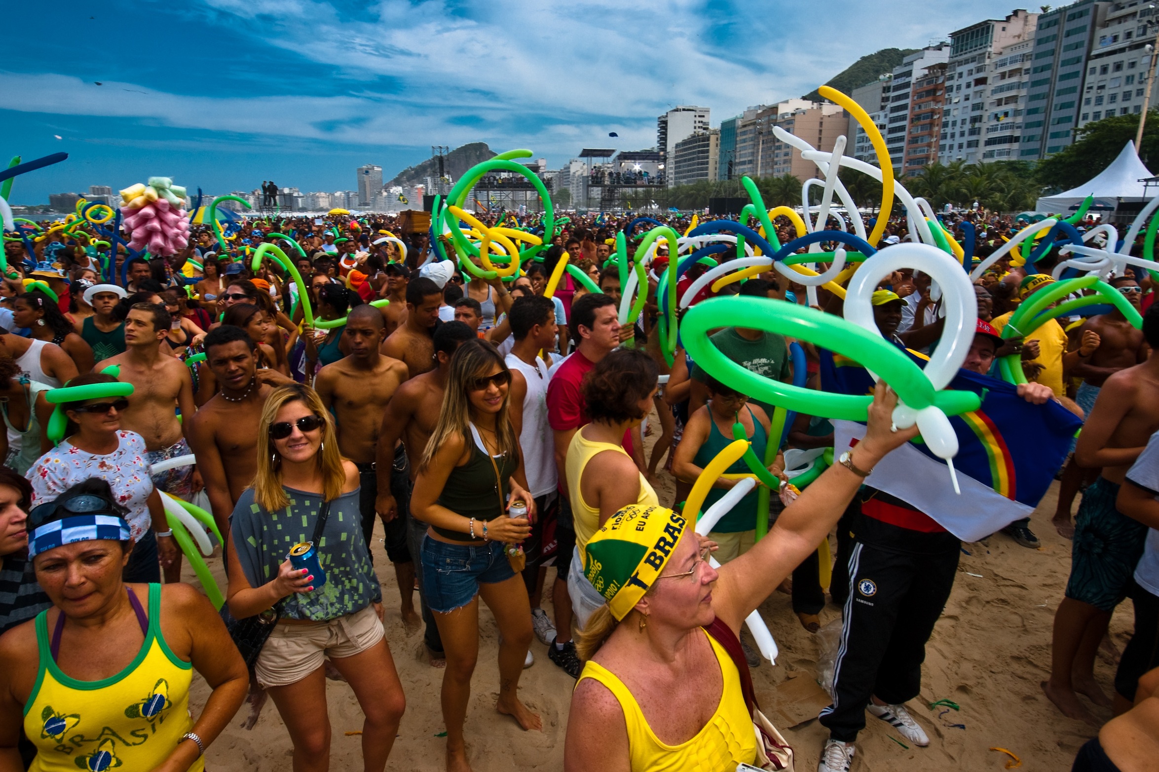 Fiesta en Copacabana Carnaval Rio de Janeiro